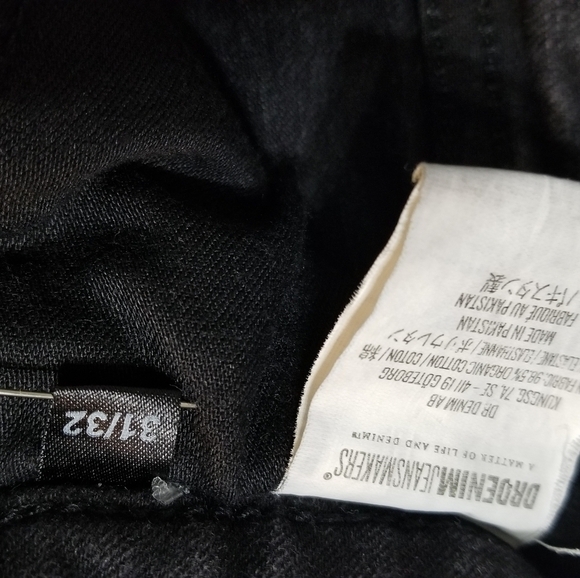 DR Denim AB Jeansmakers, Color Black mist, Size 31/32 - Picture 11 of 11